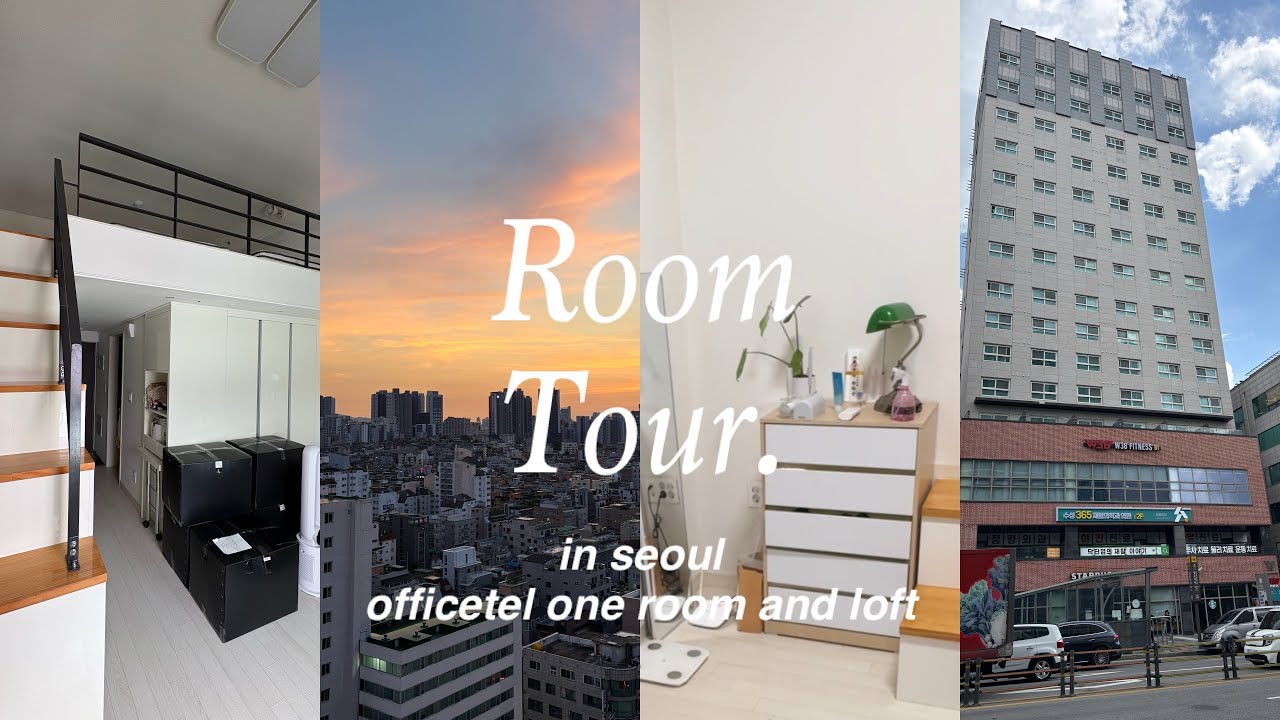 Room Tour. in seoul (ロフト付きワンルームのオフィステル)