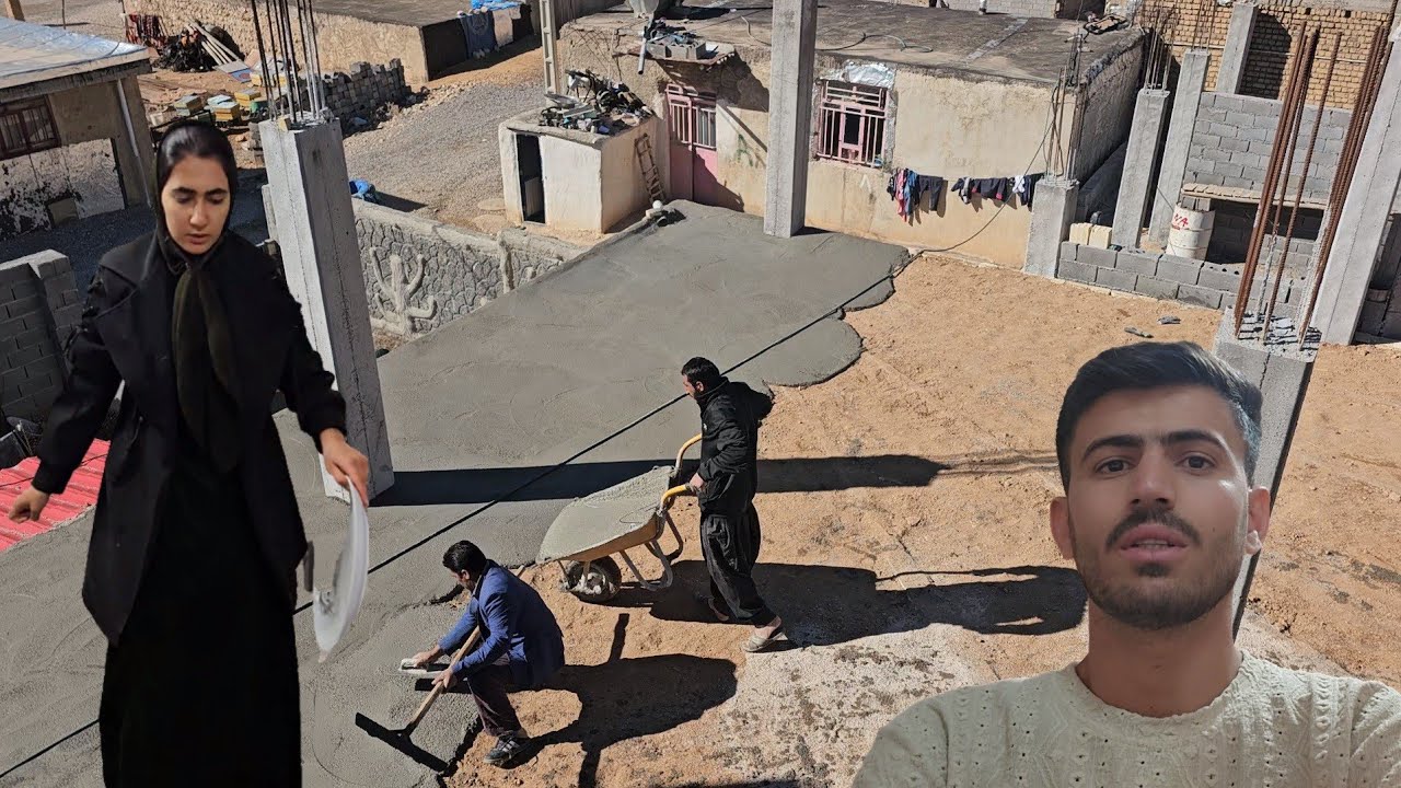 Completion of the house slope and the difficult days of the Afshin and Shokofeh family