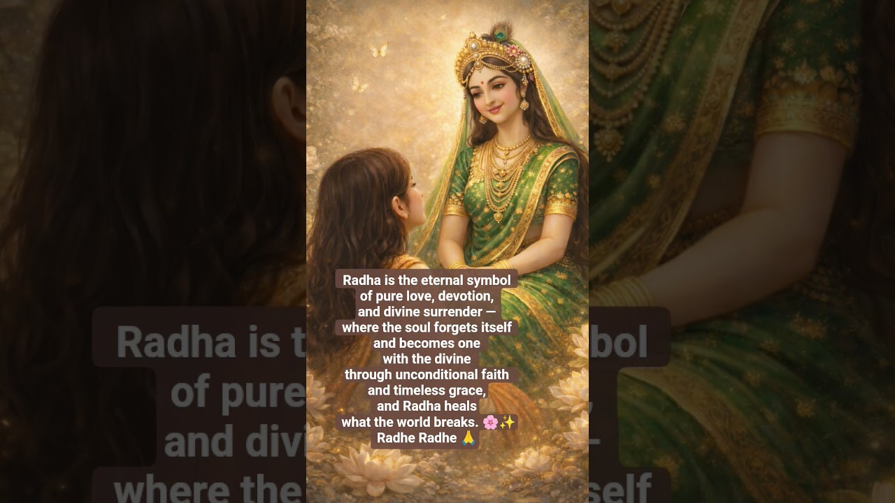 Divine love has a name — Radha.