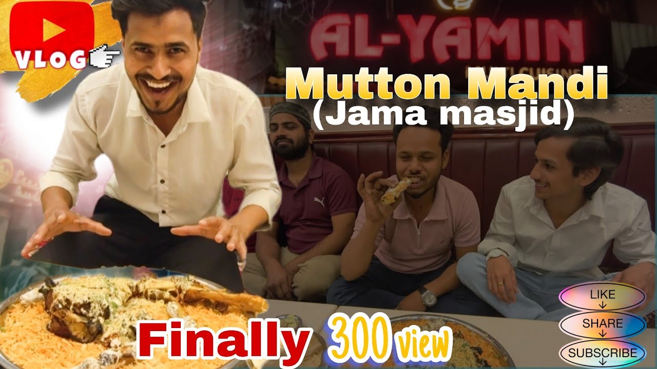 AL-YAMIN (mutton Mandi) jama masjid #alyamin#jamamasjid#vlog @VNX_RIYAZZ 