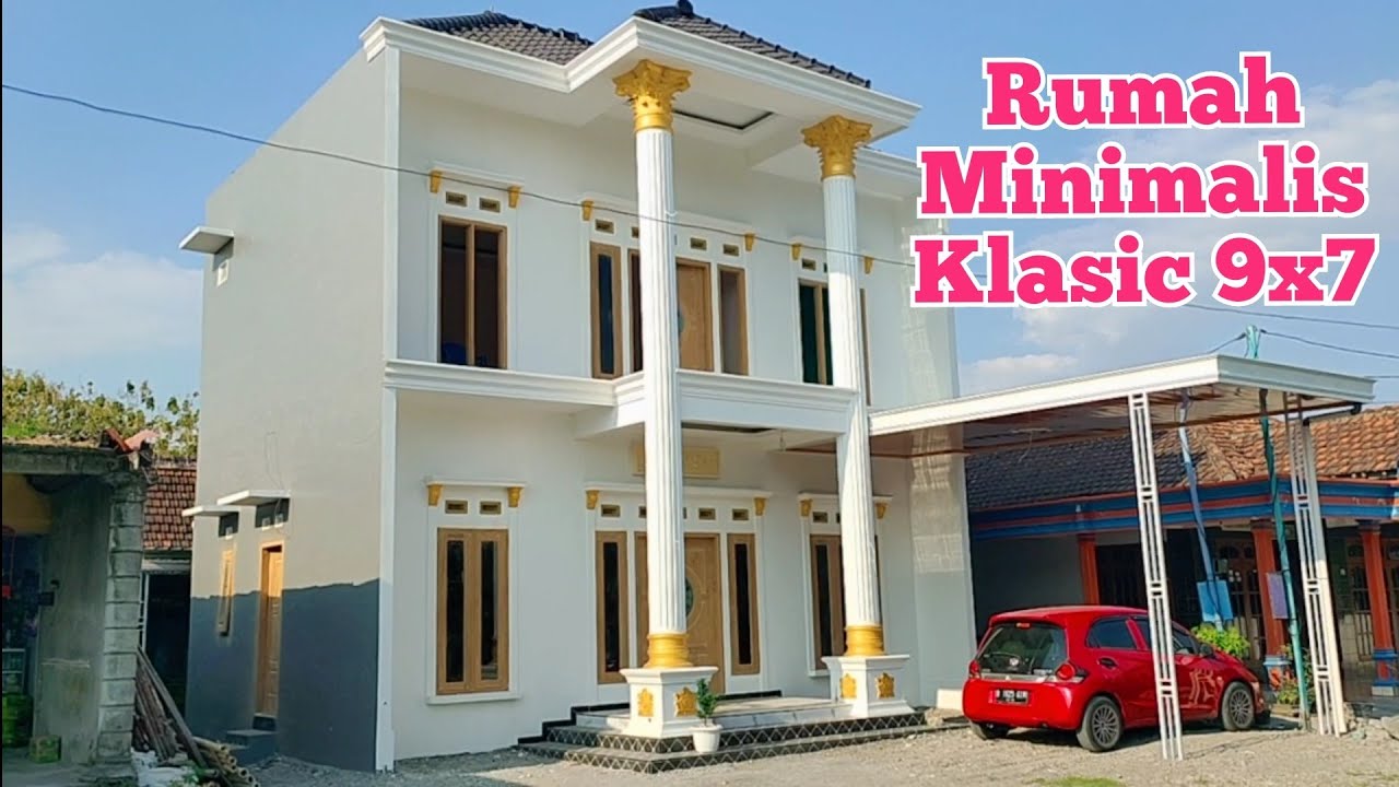 RUMAH MINIMALIS KLASIK 9X7 TAHAB VINISING PINTU