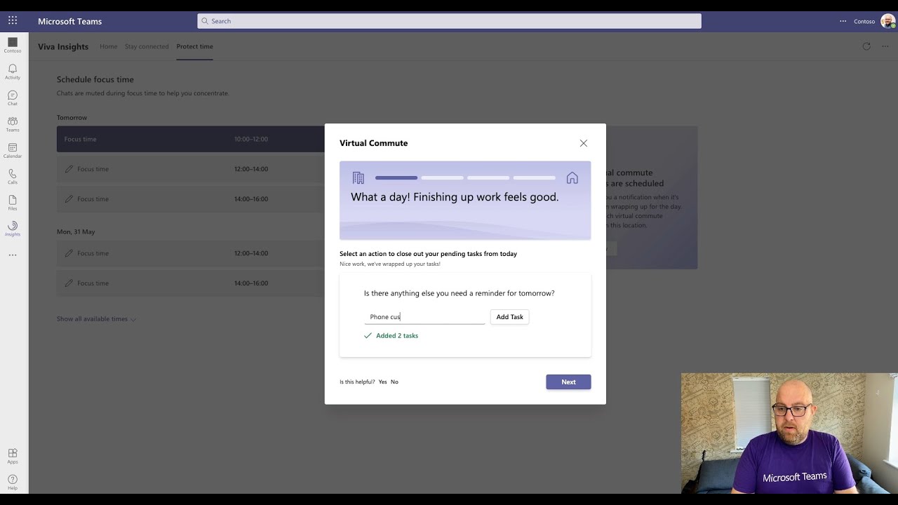 Виртуальные поездки в Microsoft Teams