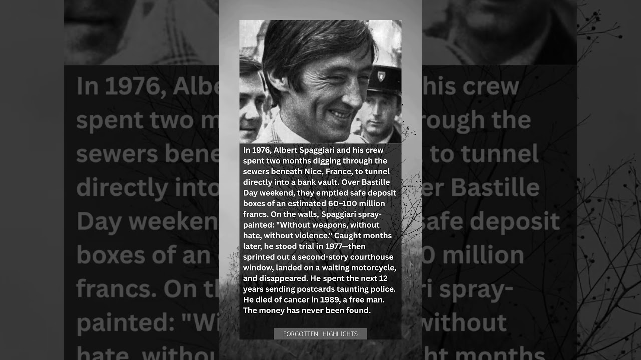 He Tunnelled Into a Vault From the Sewers. He Fled Court on a Motorcycle. He Vanished Forever.
