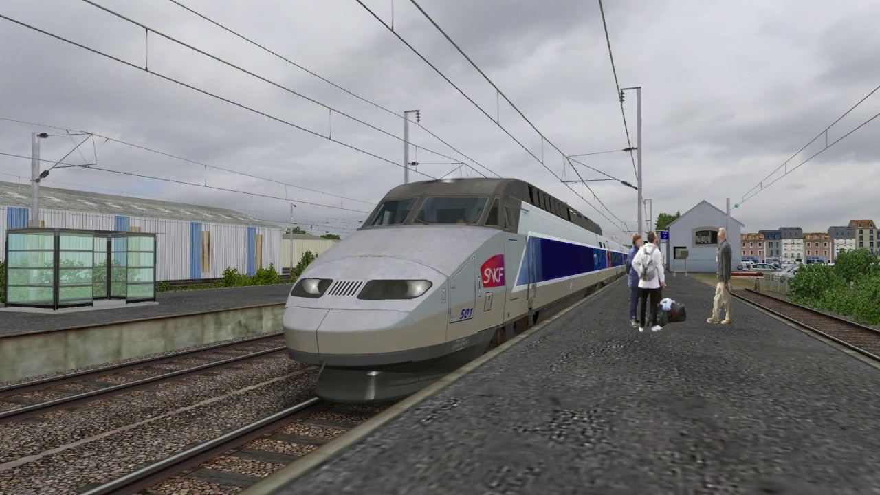 Open Rails: TGV Réseau à Morlaix