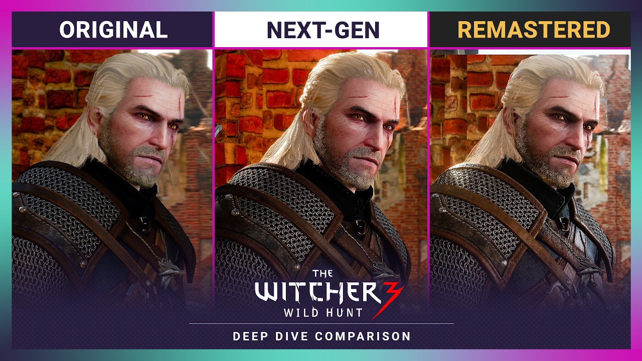 The Witcher 3: Remastered vs Original vs Next Gen | Детальное сравнение (4K)