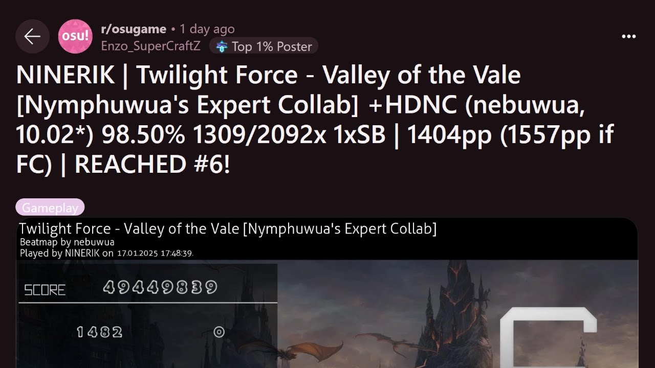 BTMC Reacts to NINERIK 1404pp on Valley of the Vale