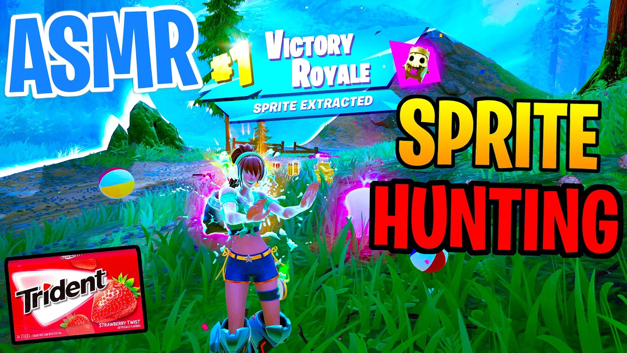 ASMR Gaming 😴 Fortnite Season 3 is Awesome! Relaxing Gum Chewing 🎮🎧 Controller Sounds + Whispering 💤