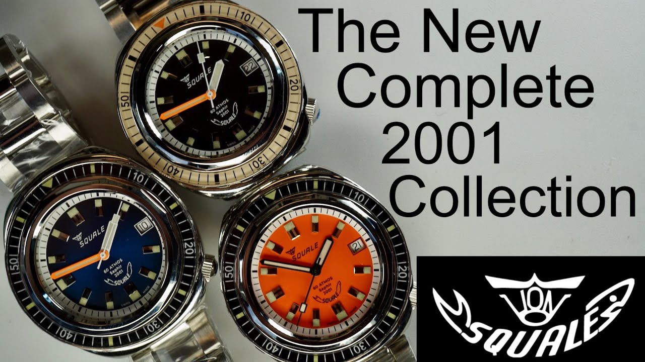 The Complete New Squale 2001 Range