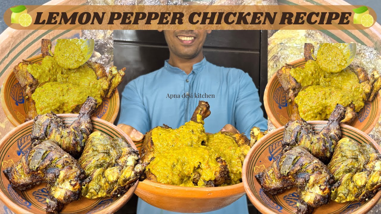 LEMON PEPPER CHICKEN RECIPE | NEW STYLE 5 STAR HOTEL RECIPE