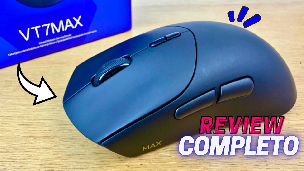 Melhor MOUSE Custo Benefício 2026: VT7 MAX sem Fio para JOGOS com BATERIA ABSURDA
