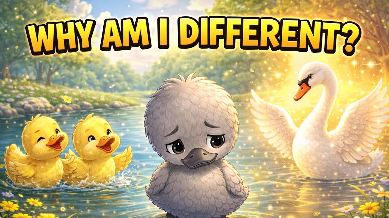 The Ugly Duckling 🦆✨ | Heartwarming Moral Story for Kids | Kids Corner @Kidscorner2-7 