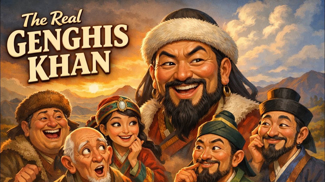 The Real Story Of Genghis Khan - and more | History For Sleep