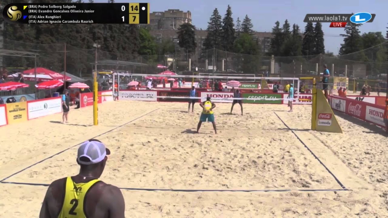 FIVB Beach 2015 Moscow: BRA vs ITA - SKYBALL TIME!