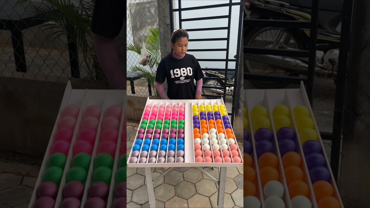 Sorting Rainbow Balls Like a Puzzle Genius