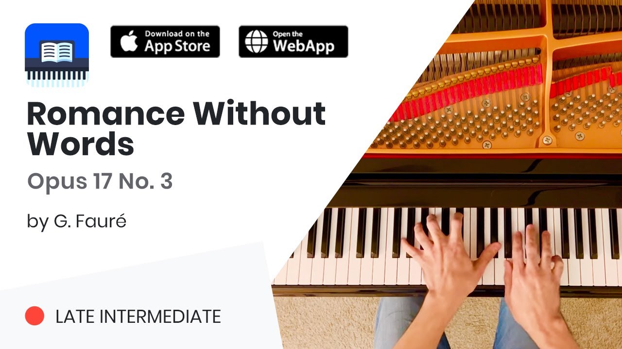 Romance Without Words Op.17 No.3 by G. Fauré