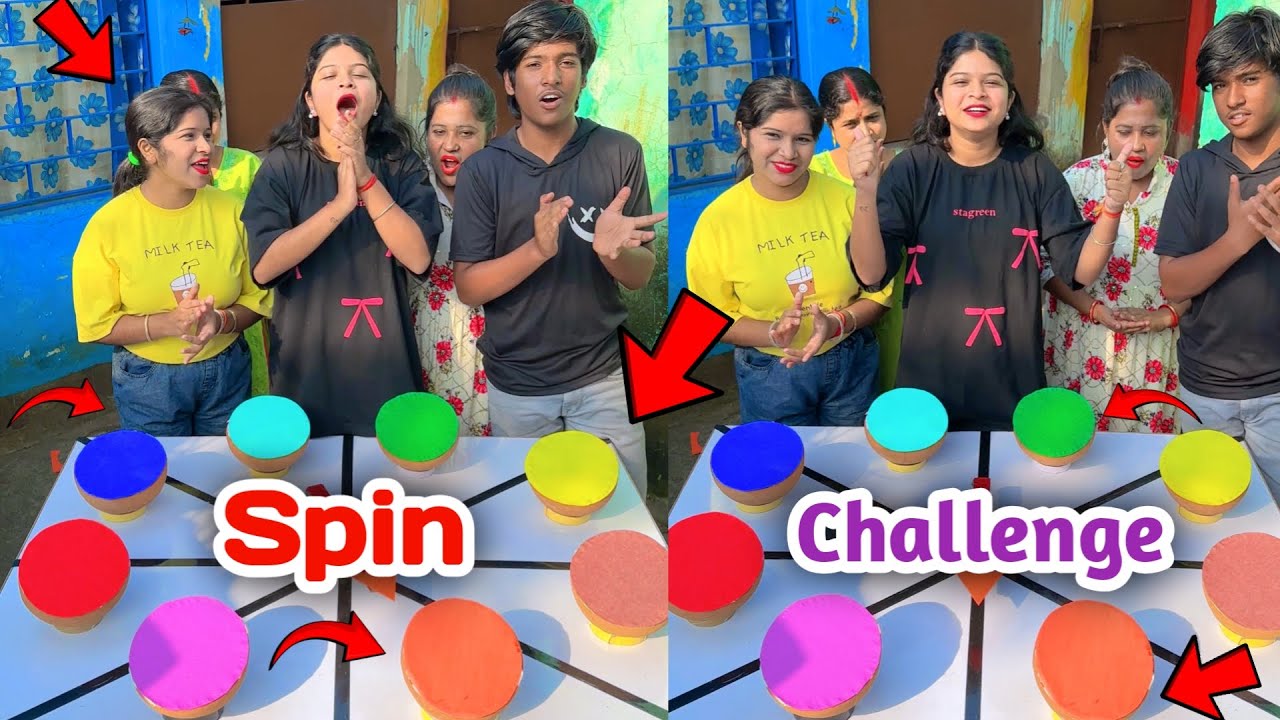 Spin Challenge | ভাগ্যের তীর ঘুরিয়ে কালারিং মাটির বাটি থেকে পুরস্কার নিয়ে যাও 2025 এর সেরা খেলা 😍