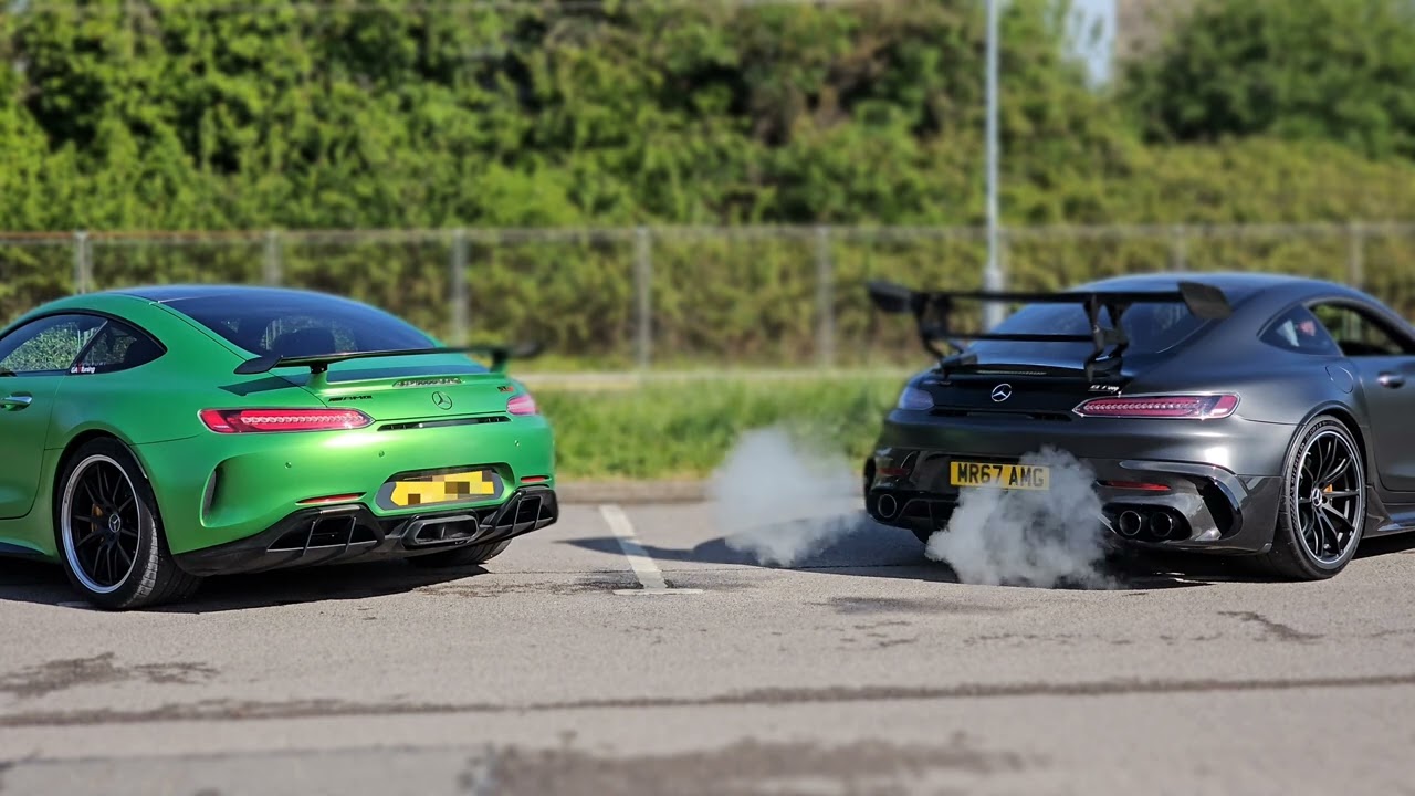 AMG GTR vs AMG GT Blackseries! Cross vs Flat Plane crank!!!