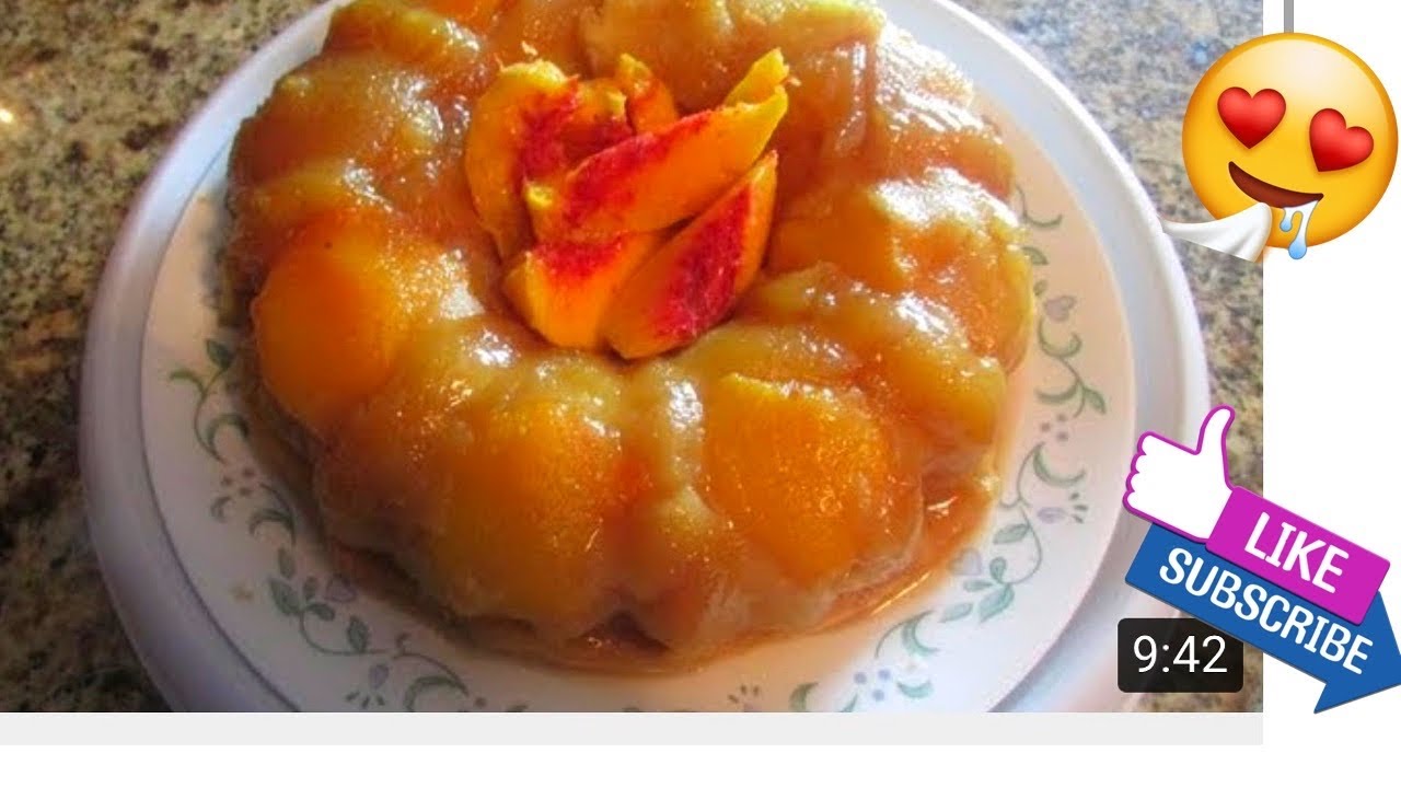 Pastel de Durazno Fresco/Apricot Cake