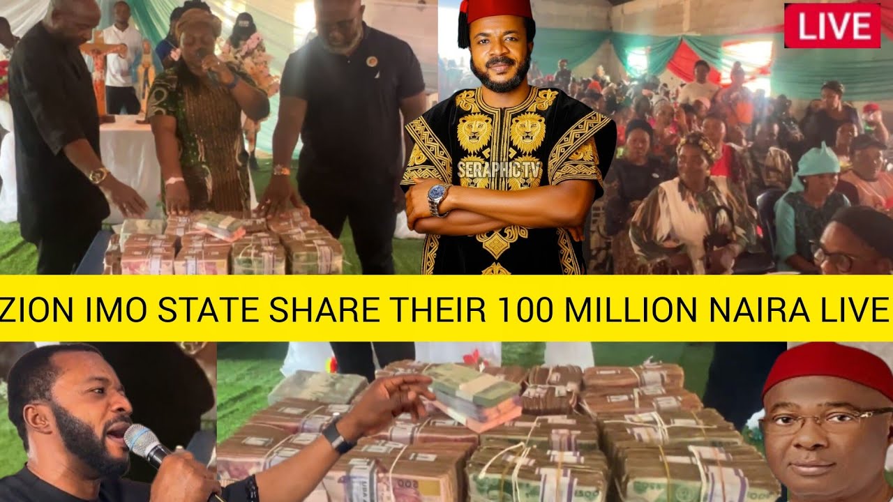 EVANG EBUKA OBI LIVE ZION IMO STATE PHYSICAL GATHERING / SHARING OF THEIR ALLOCATION FROM “100M”!!!!