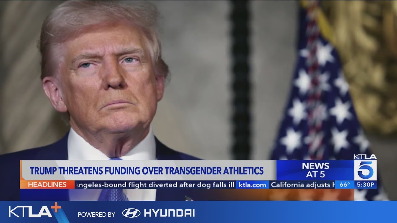 Trump threatens to revoke federal funding from California over transgender high school athlete