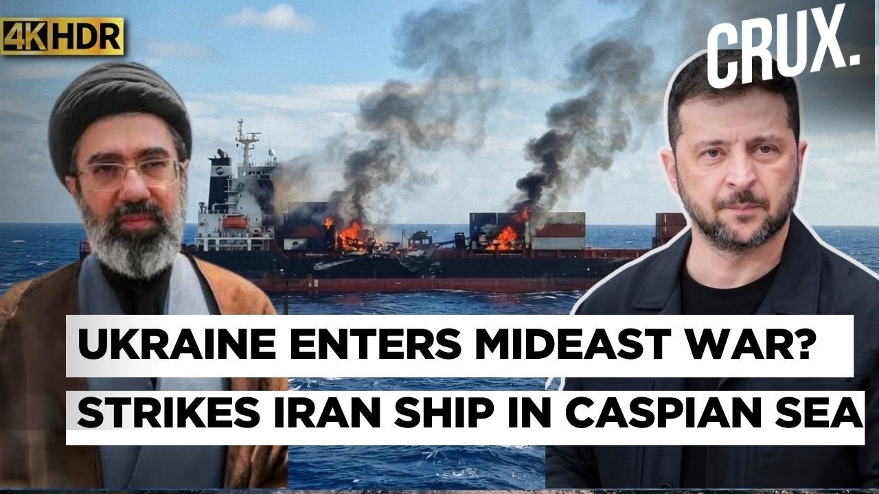 Ukraine Strikes Iranian Military Cargo Vessel in Caspian Sea, Tehran Blasts &lsquo;Act of Aggression&rsquo; | 4K