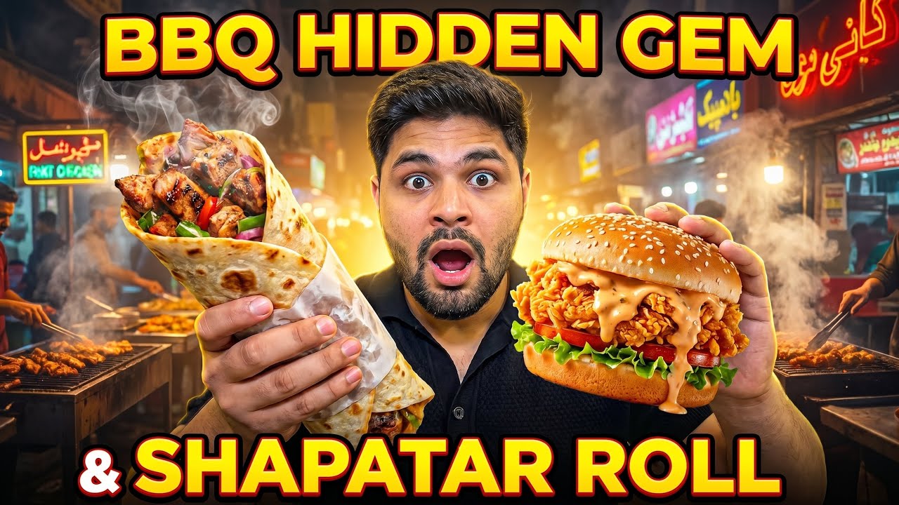 This Hidden BBQ Place Blew My Mind 🤯 | Shapatar Roll + Zinger Burger 🍔
