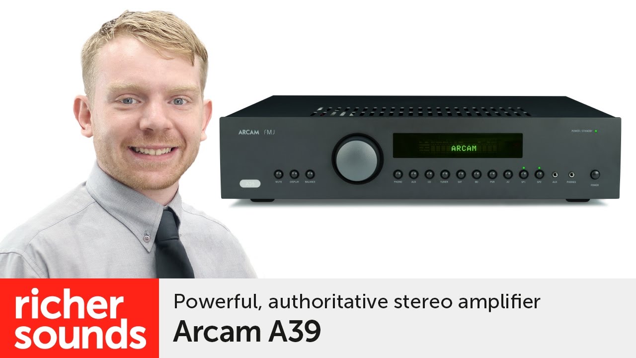 Arcam A39 - stereo amplifier | Richer Sounds