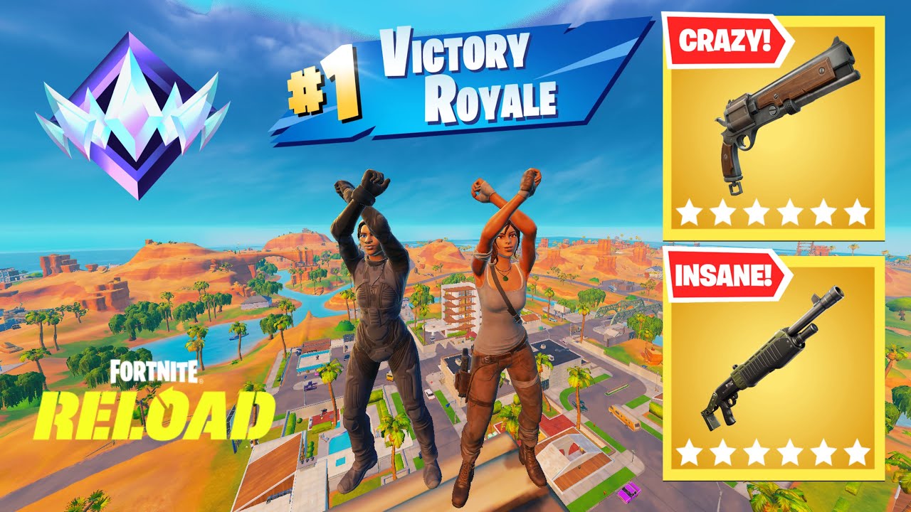 LARA CROFT! Fortnite Reload Ranked | High Kill Gameplay | Controller