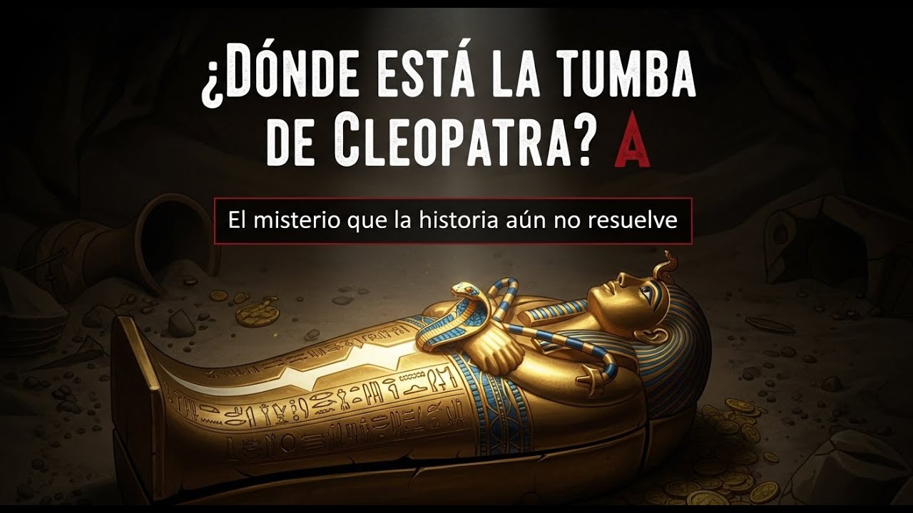 ¿Dónde está la tumba de Cleopatra? 🏺 El misterio que la historia aún no resuelve
