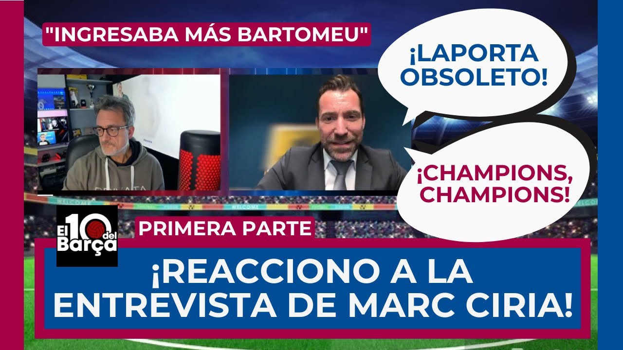 😱🚨 ¡REACCIONO A LA ENTEVISTA DE MARC CIRIA! 🚨😱 MANIPULA, MIENTE, OCULTA DATOS Y TIENE POCO PROGRAMA!