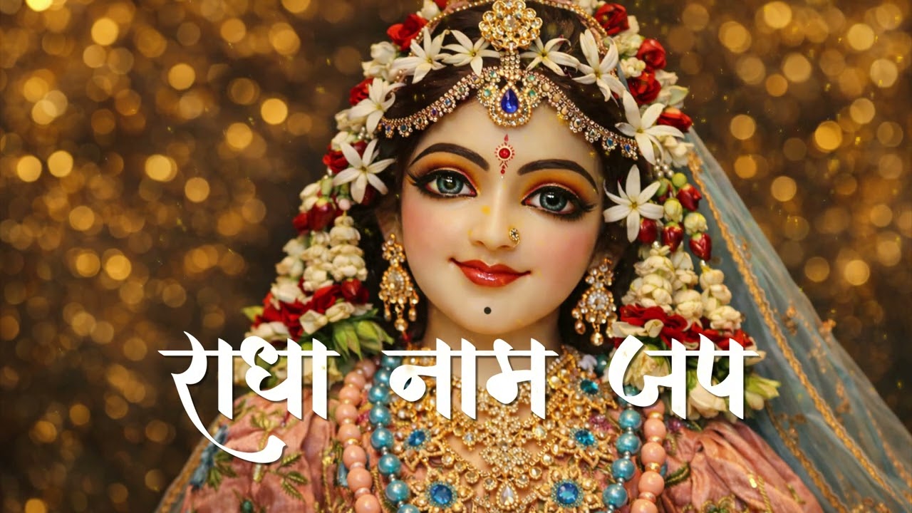 Radha Naam Jap | मन को शांति देने वाला भक्ति जाप | Radha Naam Dhara