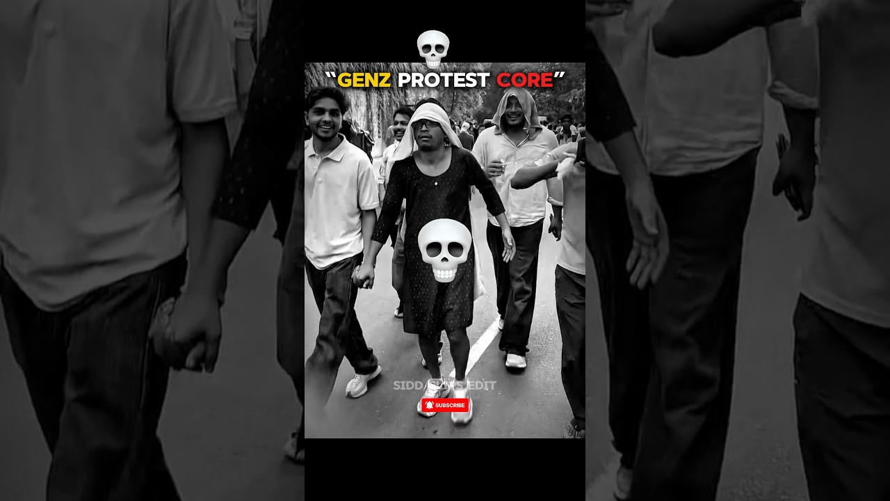 &ldquo;GENZ FUNNY PROTEST CORE&rdquo;🥶#shorts #jantarmantar