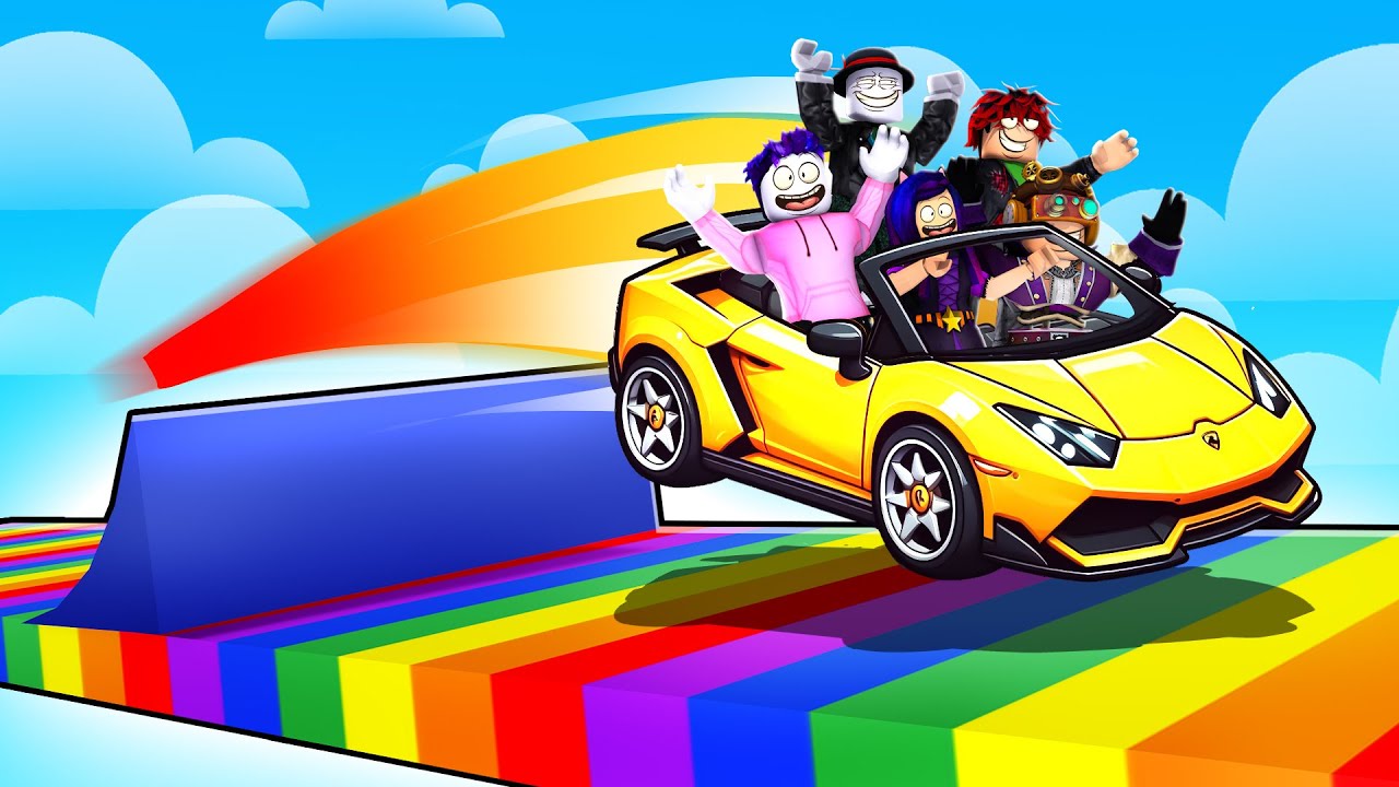 SALTO LA RAMPA contro i miei amici IN ROBLOX