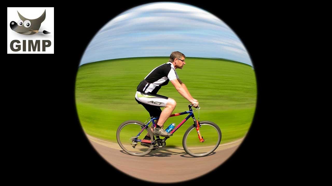Как создать эффект «рыбий глаз» в GIMP