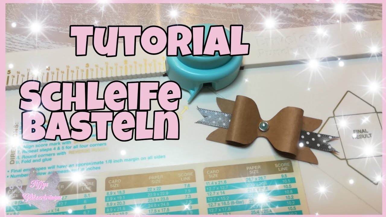 💞 Schleife basteln mit dem envelope punch board 💞