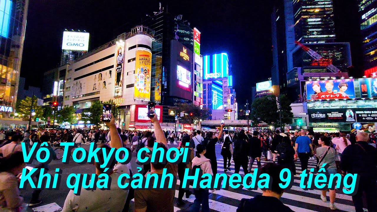 Vlog 171 Quá cảnh 9 tiếng Haneda mình vào Tokyo chơi