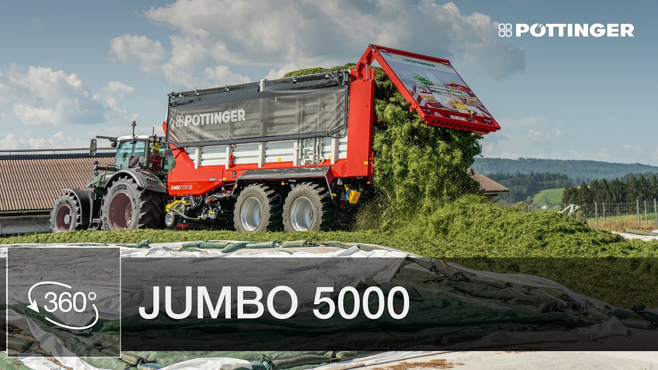 JUMBO 5000 Mehrzweck-Rotorladewagen - Walkaround | PÖTTINGER