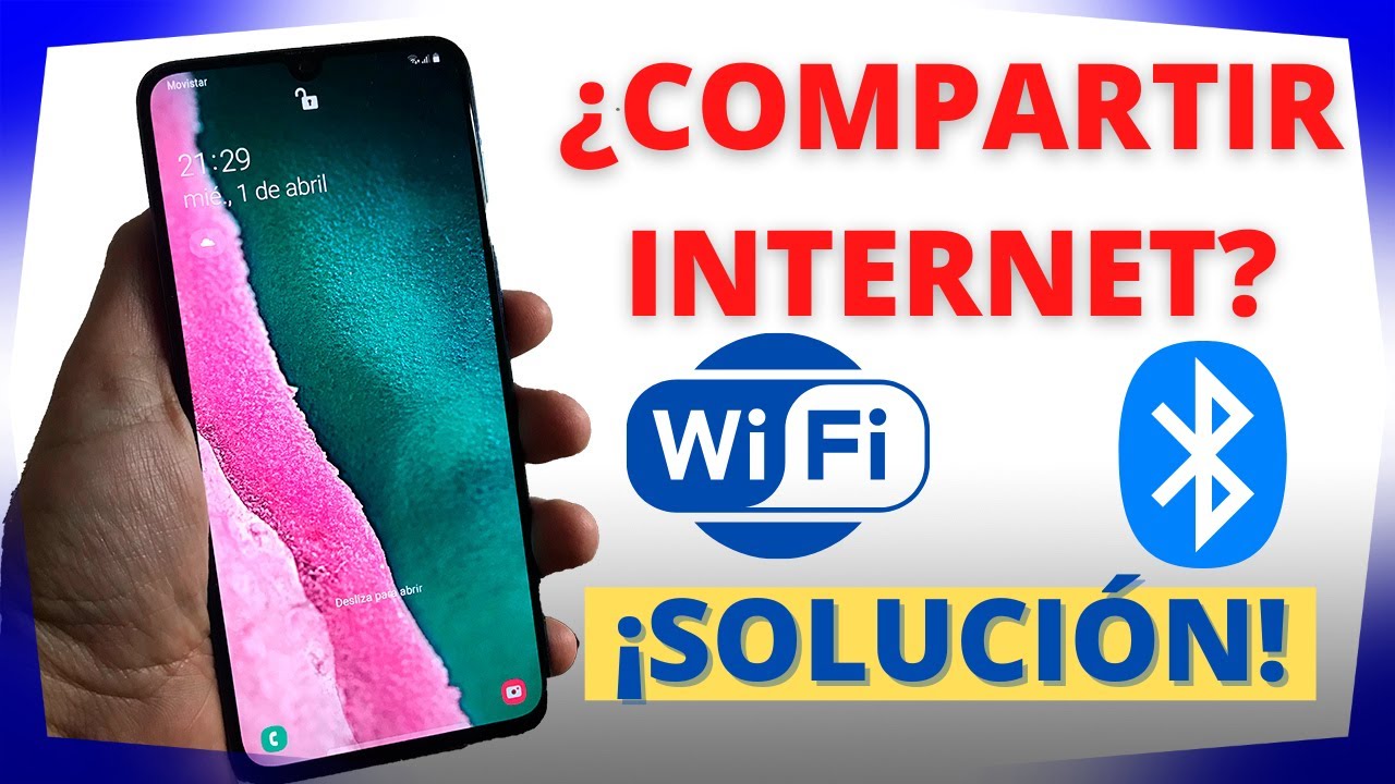 📲 Como compartir internet de un samsung o android (Por WIFI o BLUETOOTH)