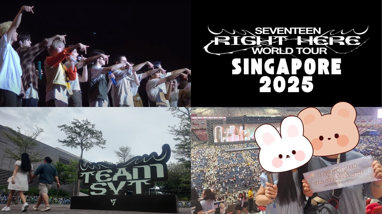 Life in Singapore | Seventeen Right Here World Tour - Day 2 + Svt Pop-Up Store + MBS Svt Collab