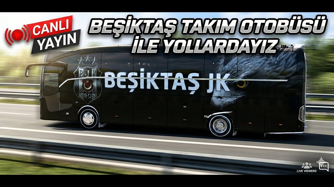 Kartal Yuvadan Uçtu! ETS 2'de Yeni Beşiktaş Takım Otobüsünü Sürüyoruz