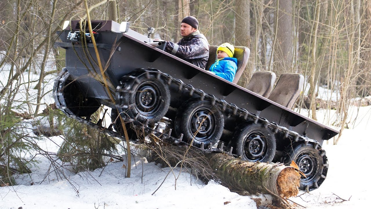 DIY tracked ATV $1000 cost! Hardest tests!