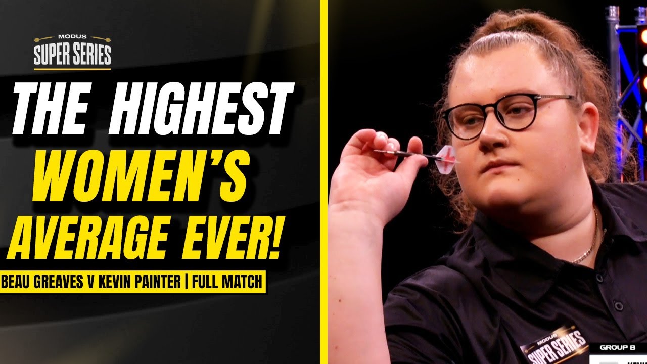 RECORD BREAKING BEAU GREAVES! | THE HIGHEST WOMEN'S DARTS AVERAGE EVER!!! 🔥
