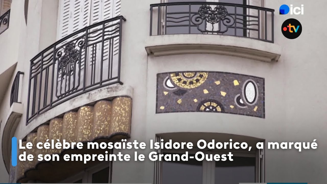 Isidore Odorico, l'artiste mosaïste, a marqué de son empreinte le Grand Ouest.