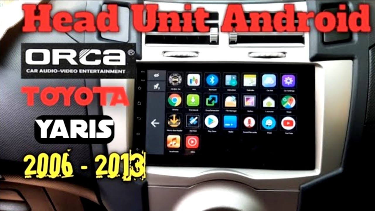 Cara ganti head unit android pada Toyota yaris 2006-2013