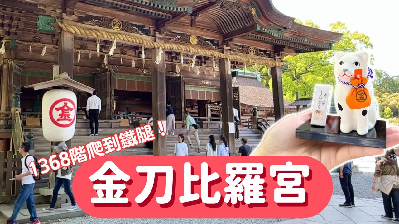 【2023日本四國自由行】ep.9 金刀比羅宮！1368階爬到鐵腿！在地人吃的和牛燒肉、CP值超高海鮮居酒屋