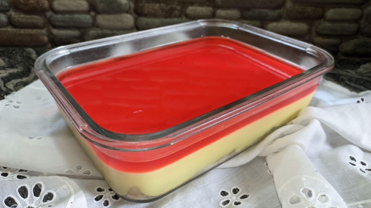 😋 POSTRE F&Aacute;CIL Y DELICIOSO CON GELATINA, NATILLA Y CAKE / YAELY ORTIZ