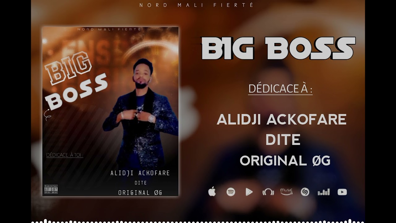 Big Boss Nord mali fierté 🇲🇱 dédicace à ~ Alidji Ackofare dite Original Øg ~