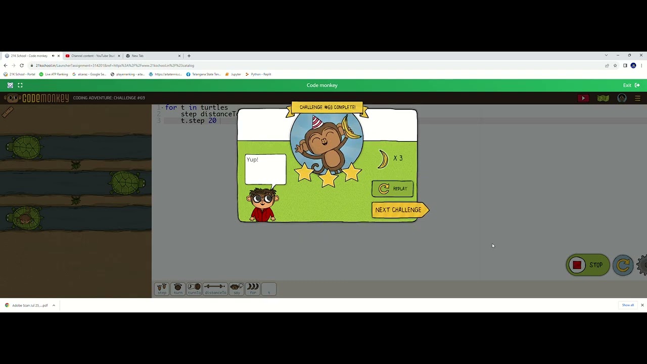 Code Monkey Coding Adventure For Forest Levels 61-75