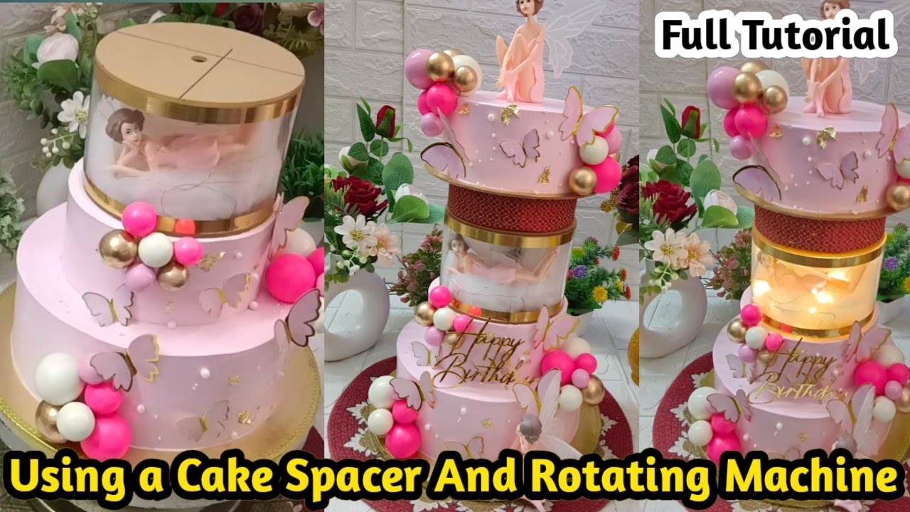 😱 Using a Cake Spacer And Rotating Machine |Most Beautiful👌😊 Birthday Party Cake Decorating Ideas 💯😍