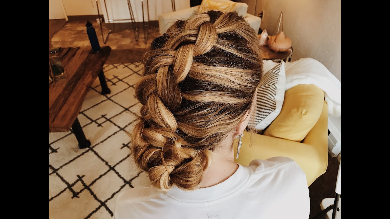 HAIR TUTORIAL: How to Dutch Braid Your Own Hair PLUS Braided Bun Tutorial